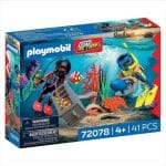 PLAYMOBIL 72078 CITY ACTION - POLICE DIVER WITH TREASURE