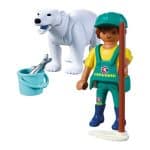 PLAYMOBIL 72090 ANIMALS FRIENDS - ZOO: POLAR BEAR AND ZOOKEEPER - Image 2