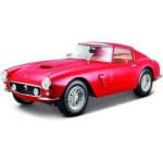 BBURAGO 1:24 FERRARI 250GT BERLINETTA PASSO CORTO RED 18-26025