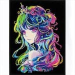 DIAMOND DOTZ - NEON ANIME PRINCESS DD25017