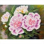 DIAMOND DOTZ - ROMANTIC PINK PEONIES SD5402