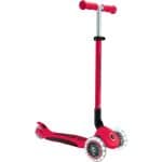 GLOBBER SCOOTER ELITE LIGHTS V2 RED 439-602-3