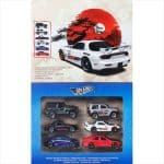 HOT WHEELS  - STREETS OF JAPAN SET OF 6 JLB23