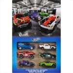 HOT WHEELS SET OF 6 LEGENDS VEHICLES JLB24