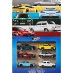 HOT WHEELS EURO STYLE - SET OF 6 LEGENDS VEHICLES JLB25