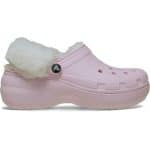 CROCS CLASSIC PLATFORM FUZZ LINED CLOG 212854