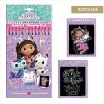 GABBYS DOLLHOUSE SCRATCH BOOK STATIONERY SET 2700001806