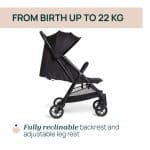 CHICCO URBINO BABY STROLLER BLACK O06-87138-95 - Image 4