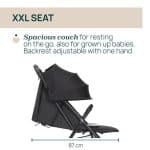 CHICCO STROLLER TAORMINA - CHARCOAL O06-87159-94 - Image 4