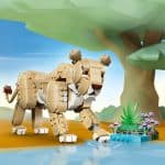 LEGO 31386 CREATOR 3IN1 - WILD ANIMALS: MAJESTIC LION - Image 3