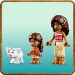 LEGO 43282 DISNEY - MOANA VILLAGE HOUSE AND BOAT - Image 3