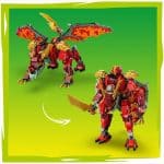 LEGO 71868  NINJAGO - WYLDFYRES TRANSFORMING DRAGON MECH - Image 4