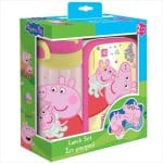 MUST TEAM PEPPA PIG LUNCH BOX PP 800ML  WATER CANTEEN PP 500ML SET 482859
