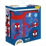 MUST TEAM SPIDEY LUNCH BOX PP 800ML  WATER CANTEEN PP 500ML SET 508791