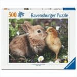 RAVENSBURGER 500 PCS PUZZLE - RABBIT AND CHICK 12001900