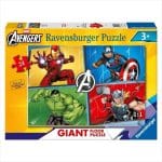 RAVENSBURGER 24 PIECES FLOOR PUZZLE AVENGERS 12004326