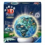 RAVENSBURGER PUZZLE 3D NIGHT LIGHT - GLOB 72PCS 12008055