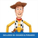 TOY STORY RUNNING WOODY FIGURE 30CM JKL95 - Image 4