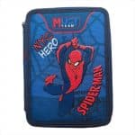 MUST TRIPLE DECKER PENCIL CASE FILLED SPIDER-MAN NYC HERO 12X6X19.5CM 508825