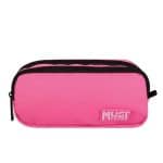 MUST MONOCHROME 21X6X9 PINK 2 ZIPPERS 586411
