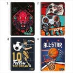 MUST TEAM PLAYER SPIRAL NOTEBOOK A4 2SUBS 60SH 586577