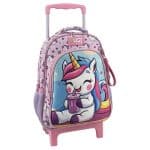 MUST BACKPACK TROLLEY CUTE UNICORN 27X10X31 2CASES 587300