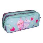 MUST PENCIL CASE 21X6X9 BUBBLE TEA 2 ZIPPERS 587598