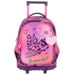 MUST TROLLEY HEART PRINT 34X20X44 3CASES 587668