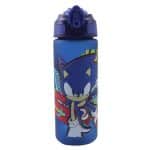 GIM PLASTIC WATER BOTTLE WITH STRAW SONIC 600ML 572-55217