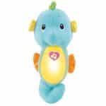 FISHER-PRICE SOOTHE AND GLOW SEAHORSE CLOCK LIGHT BLUE DGH84 - Image 2