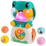 FISHER-PRICE LIGHT-UP AND ROLL FROG MUSICAL BALL JLB96 - Image 2