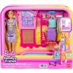 BARBIE MALIBU FAMILY AND FRIENDS BAGGAGE CLAIM JMJ49