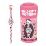 DIGITAL WATCH IN METAL BOX HELLO KITTY 490251