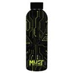 MUST VACUUM STAINLESS STEEL THERMO FLASK 500ML BLACK TECH GREEN 587502
