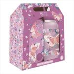 MUST BUTTERFLIES LILAC PP LUNCH BOX 800ML - ALUMINUM WATER BOTTLE 500ML 587516