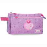 ENSO QUEEN OF HEARTS THREE-COMPARTMENT PENCIL CASE 9954321