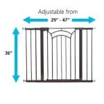 SAFETY 1ST DECOR EASY INSTALL TALL  WIDE GATE U01-GA707-00 - Image 2
