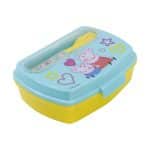STOR: PEPPA PIG CORE 2022 - FUNNY SANDWICH BOX WITH CUTLERY 13909