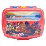 STOR: MARVEL SPIDERMAN MOVING TARGET - FUNNY SANDWICH BOX WITH CUTLERY 83509 - Image 2