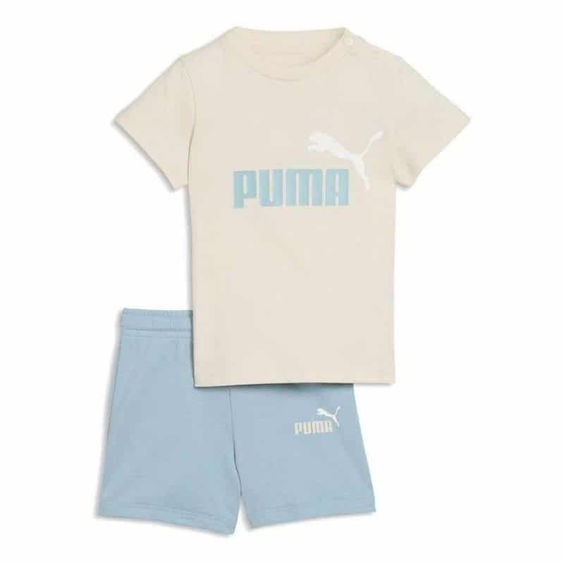 686285-88.jpg PUMA MINICATS ESSENTIALS TEE AND SHORTS INFANT SET 686285 - Image 1