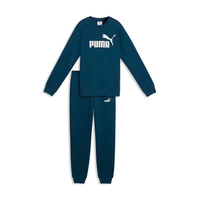 689721-36G.jpg PUMA ESS NO.1 LOGO CREW SWEATSUIT FLEECE SET 689721 - Image 1