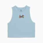 PUMA MID90S SLIM SHORT LENGTH GRAPHIC TANK GIRLS 691730