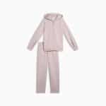 PUMA ESS SCRIPT GLITTER FULL-ZIP SWEATSUIT SET 695209
