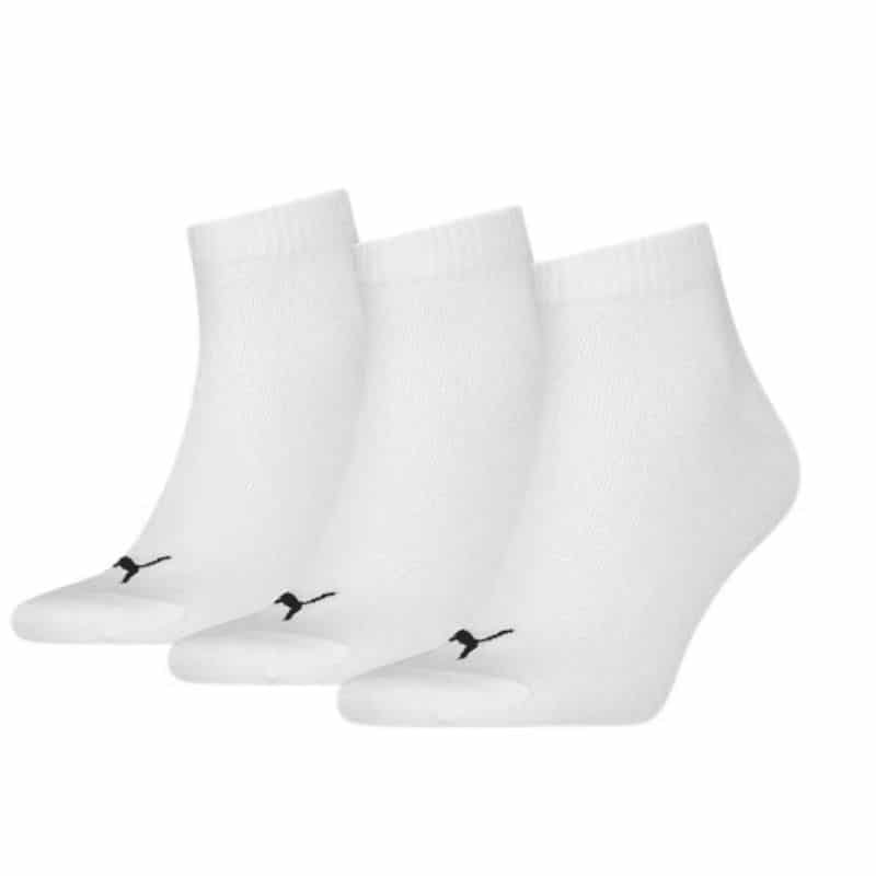 701230337-300.jpg PUMA 938589-17 UNISEX QUARTER PLAIN 3-PAIRS SOCKS 701230337 - Image 1