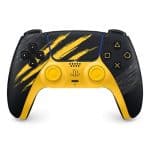 PS5  DUALSENSE MARVELS WOLVERINE BATTLE YELLOW LIMITED EDITION