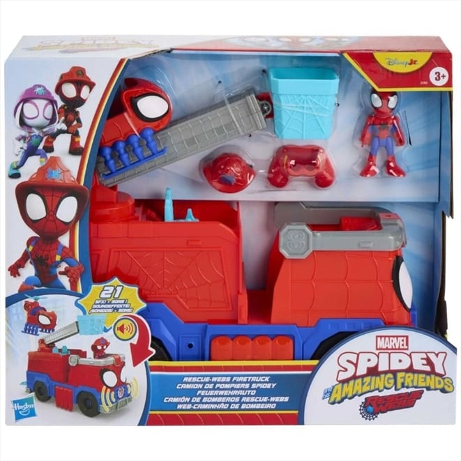 HSG1992.jpg SPIDEY AND HIS AMAZING FRIENDS RESCUE WEBS - FIRE TRUCK G1992 - Image 1