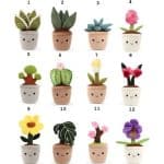 KEEL ECO BOTANICAL GARDEN FLOWERS PLUSH TOY 14CM SE4951