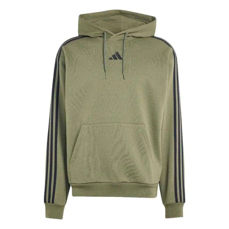 KY4167-OL.jpg ADIDAS 3-STRIPES FLEECE HOODIE KY4167 - Image 1
