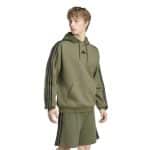 ADIDAS 3-STRIPES FLEECE HOODIE KY4167 - Image 2