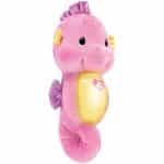 FISHER-PRICE SOOTHE AND GLOW SEAHORSE CLOCK LIGHT PINK DGH73 - Image 3